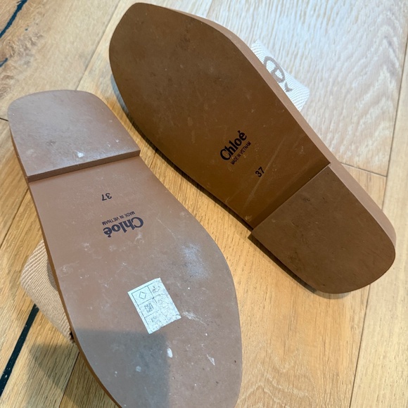 Chloe Logo Woody Slides - Picture 2 of 2